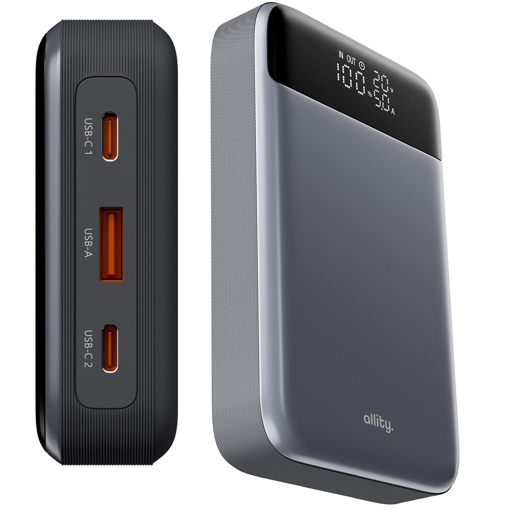 Allity Powerbank 19200 mAh 130W PD/QC för laptop och mobil, bild 2