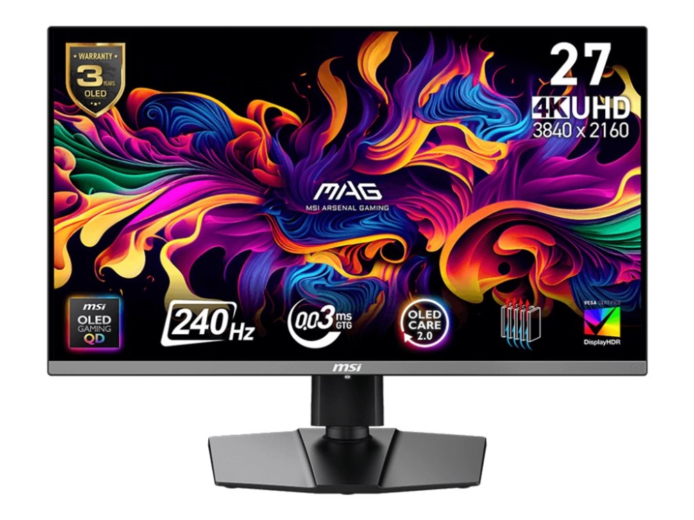 MSI 27" MAG 272UP X24 OLED 4K 240 Hz, bild 2