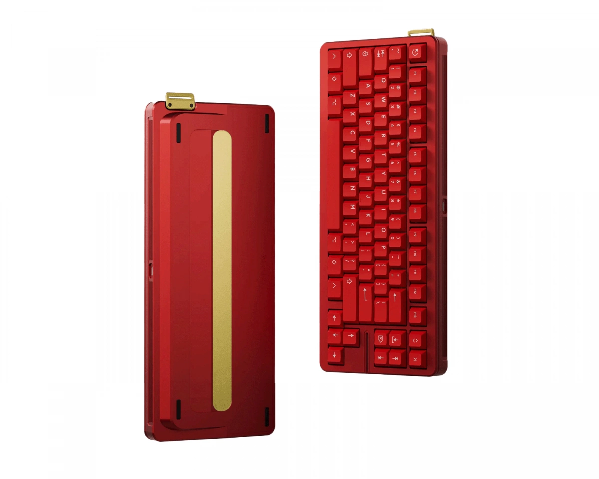 KBDfans GT-80 Case - Anodized Red