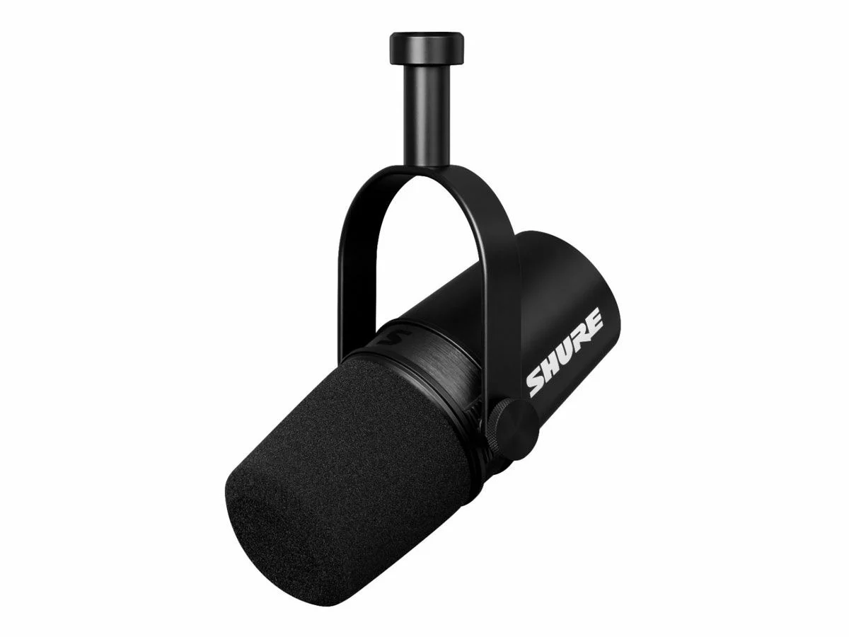Shure MV7X XLR Podcast Mikrofon - Svart, bild 4