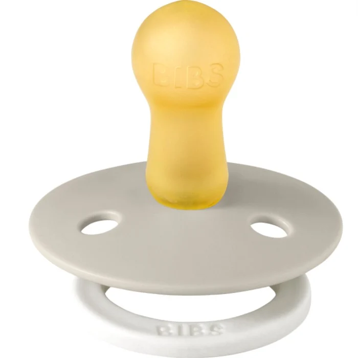 BIBS Pacifier Colour Latex Size 2 Sand GLOW