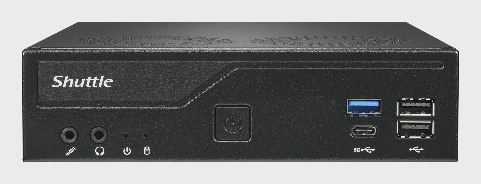 Shuttle XP? slim DH610V2 + 8GB DDR5, 1,35L storlek PC, Mini-PC, barebone, Intel H610, LGA 1700, DDR5-SDRAM, 120 W