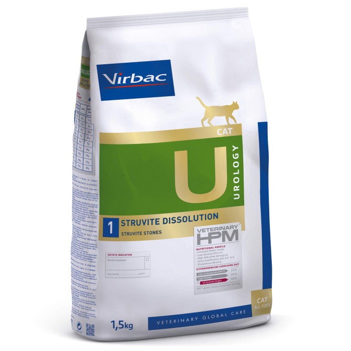 Virbac Cat U1 Struvite Dissolution 1,5 kg