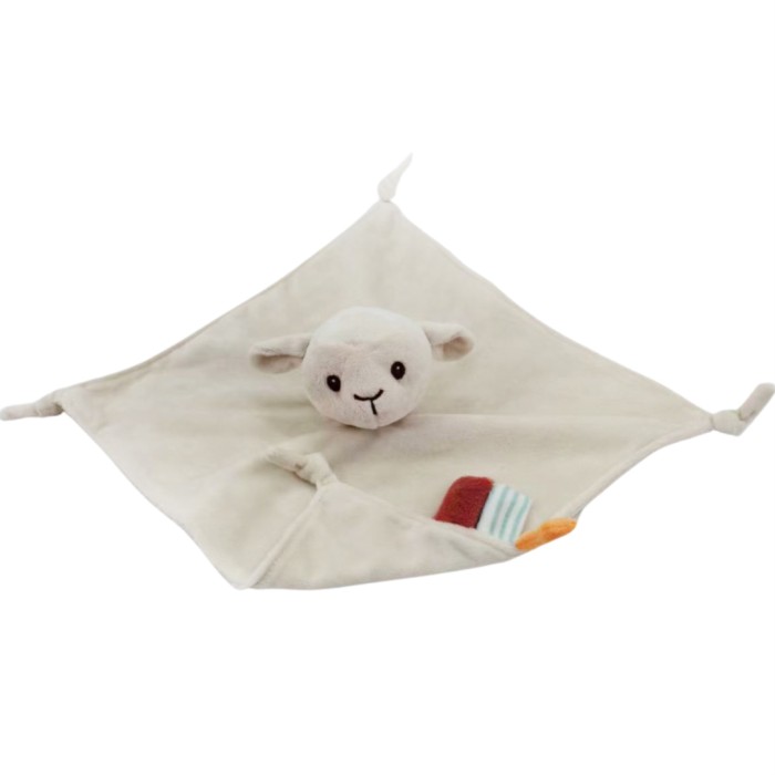 Carlo Baby Lammsnutte med gripdetaljer Beige