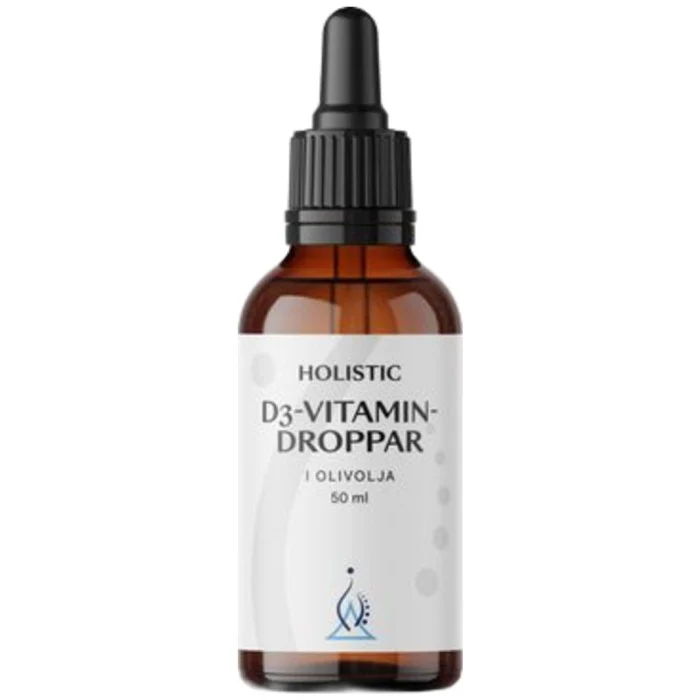 Holistic D3-vitamin Droppar, 50 ml