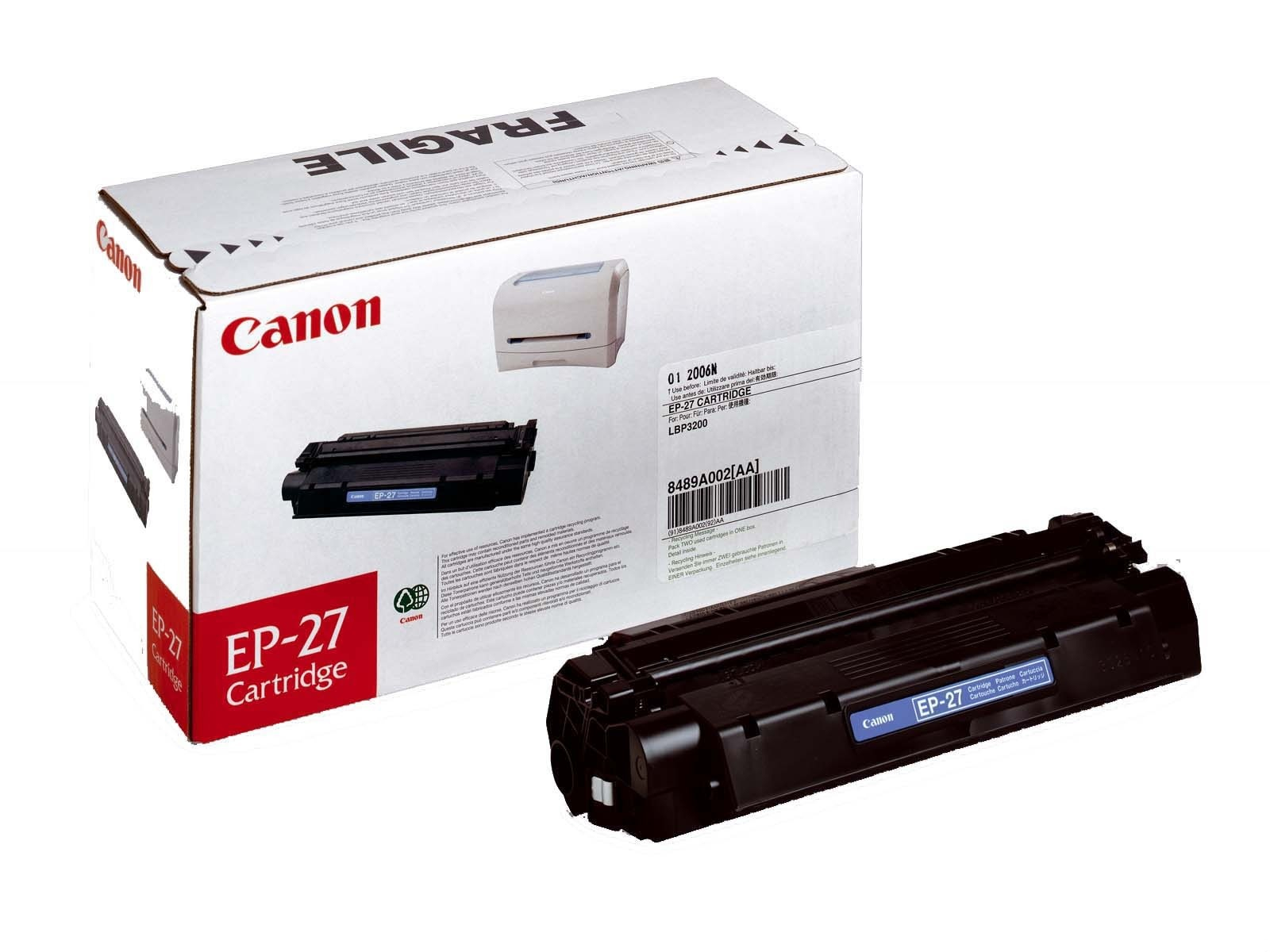Canon EP-27, passar till MF3110/MF3220/MF3240/MF5750, 2500 sidor, Svart, bild 4