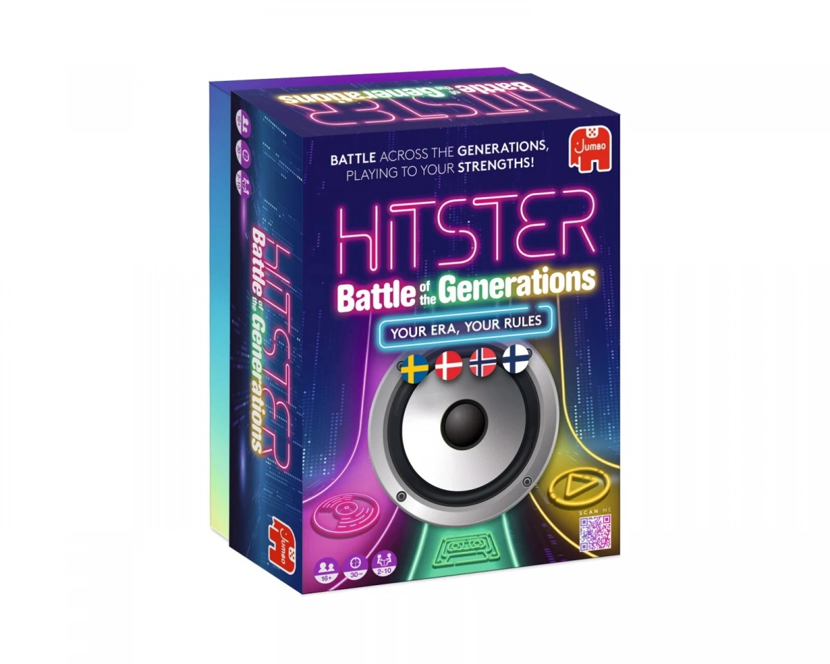 Hitster Battle of the Generations (Nordic) Sällskapsspel