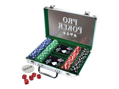 Pro Poker Game set in Aluminum Case