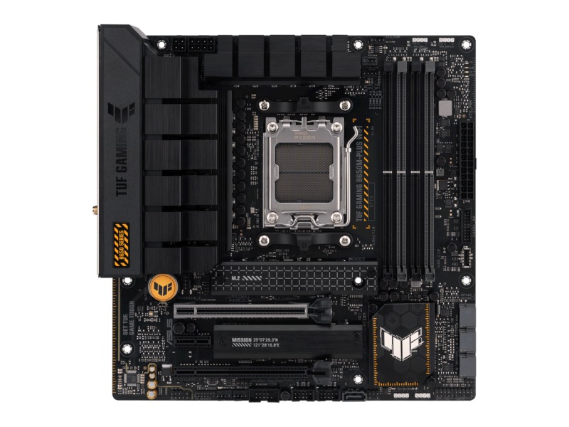 Asus TUF GAMING B650M-PLUS WIFI, AMD AM5, MicroATX, 4xDDR5, 2xPCI Express, 2xM.2 + SATA3 RAID, HDMI/DP, USB-C, 2.5Gbe LAN, WiFi 6, Bluetooth, Aura Sync RGB, bild 5