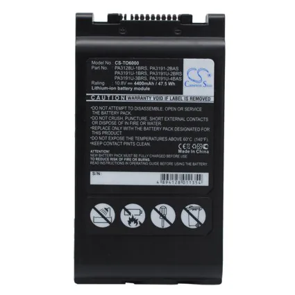 Batteri till Notebook, Bärbar dator för Toshiba Tecra M7-ST4013, Portege M405 m.fl.