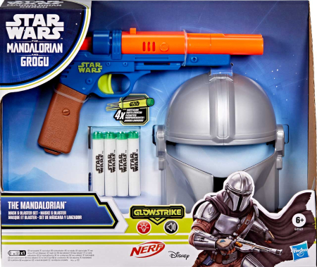 NERF Starwars Mandalorian Mask and Blaster Set