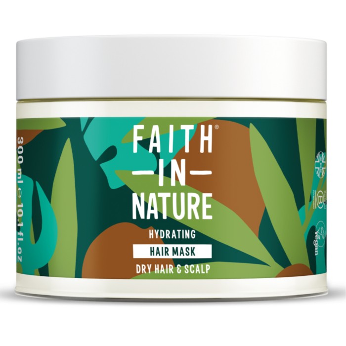 Faith in Nature Hair Mask Coconut & Shea Hydrating 300 ml, bild 2