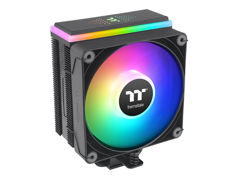 Thermaltake ASTRIA 200 - Processorkylare - (för: LGA2066, LGA2011, LGA1851, LGA1700, LGA1200, LGA1156, LGA1155, LGA1151, LGA1150, AM5, AM4) - värmerör av koppar med aluminiumflänsar - 120 mm