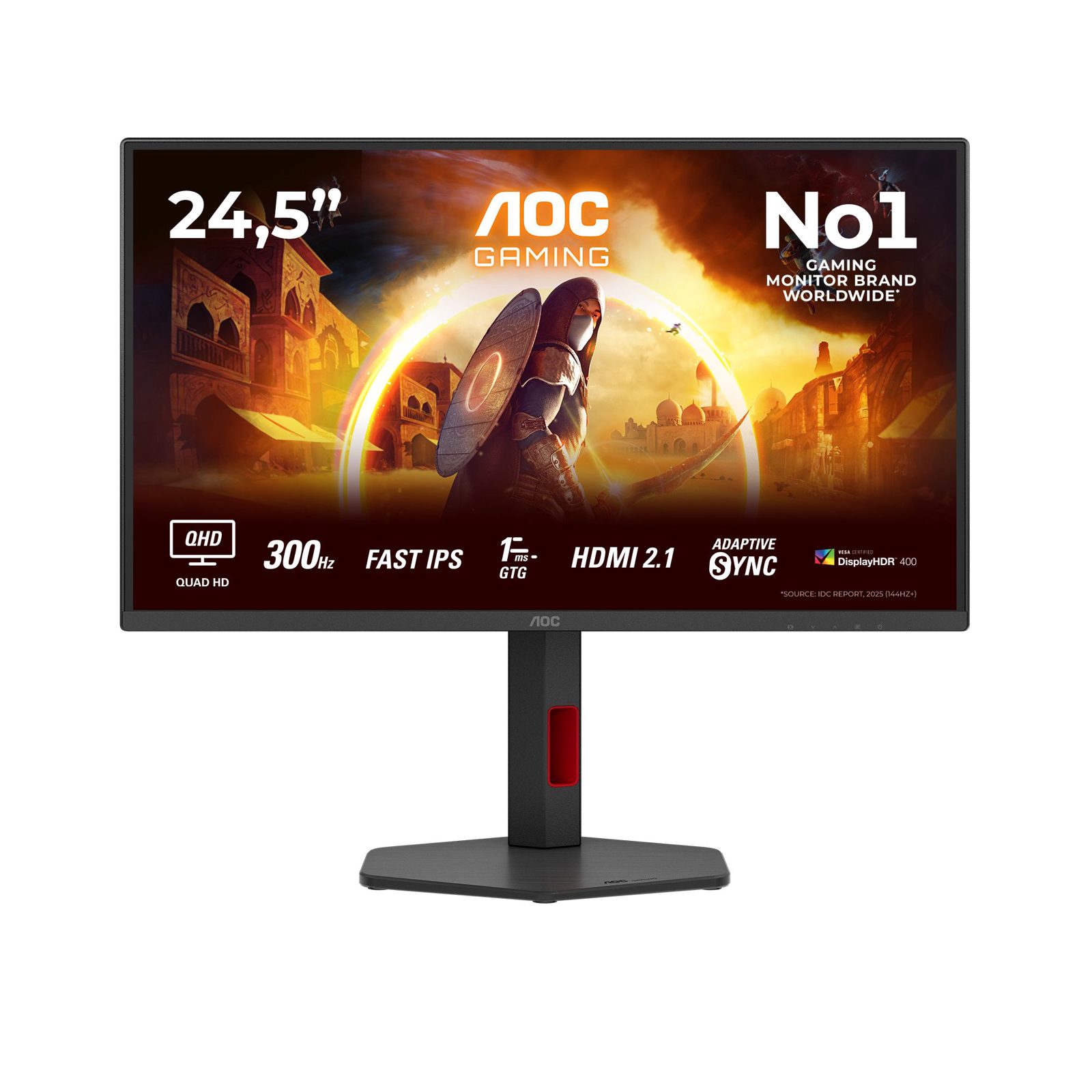 AOC Q25G4SR 24" - 2560x1440 Fast IPS 300Hz, bild 3
