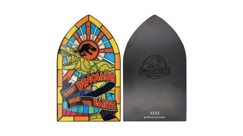 Jurassic Park Steelbook - Limited Edition Stained Glass Style Metal Ingot (UV-JP165), bild 3