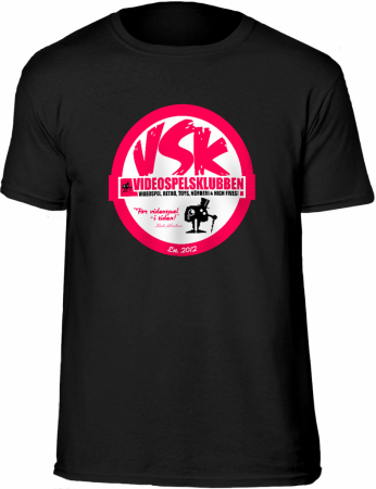 Videospelsklubben Logga T-Shirt Svart (Medium)