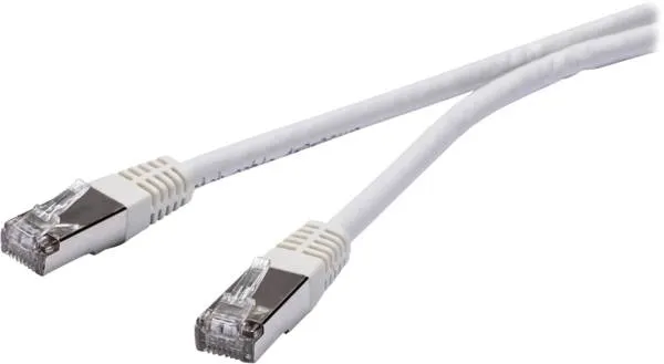 Vivanco nätverkskabel CAT 6 5m, vit