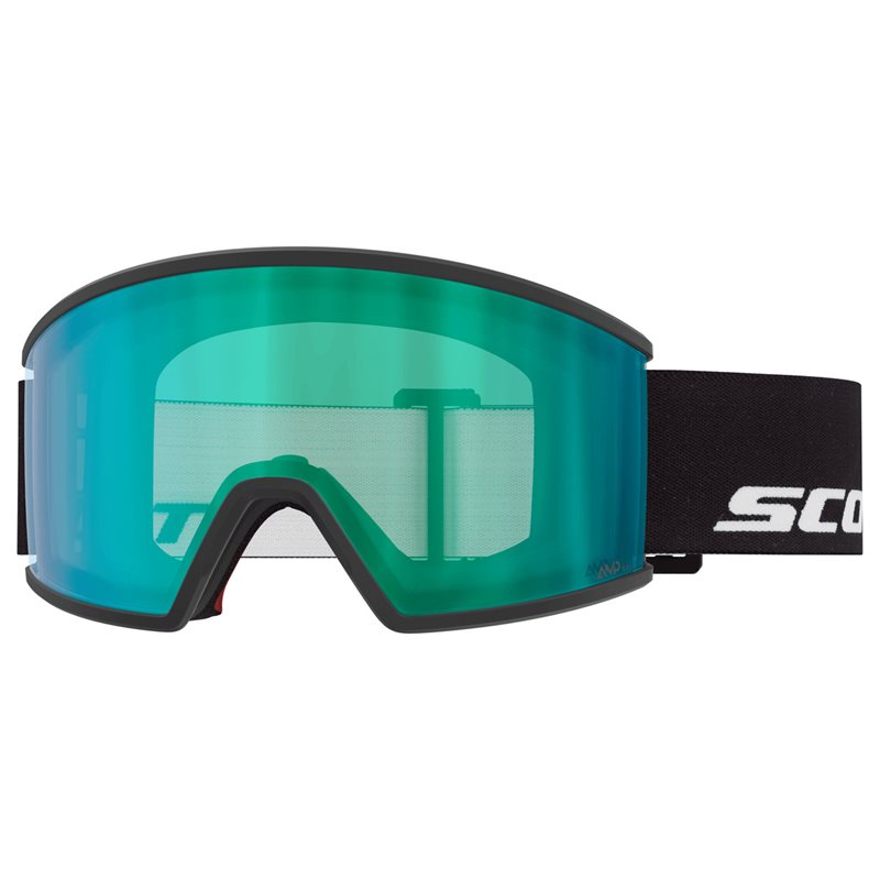 Scott Goggle Ambit Black/Amp Aurora Green Chrome S1 - OneSize