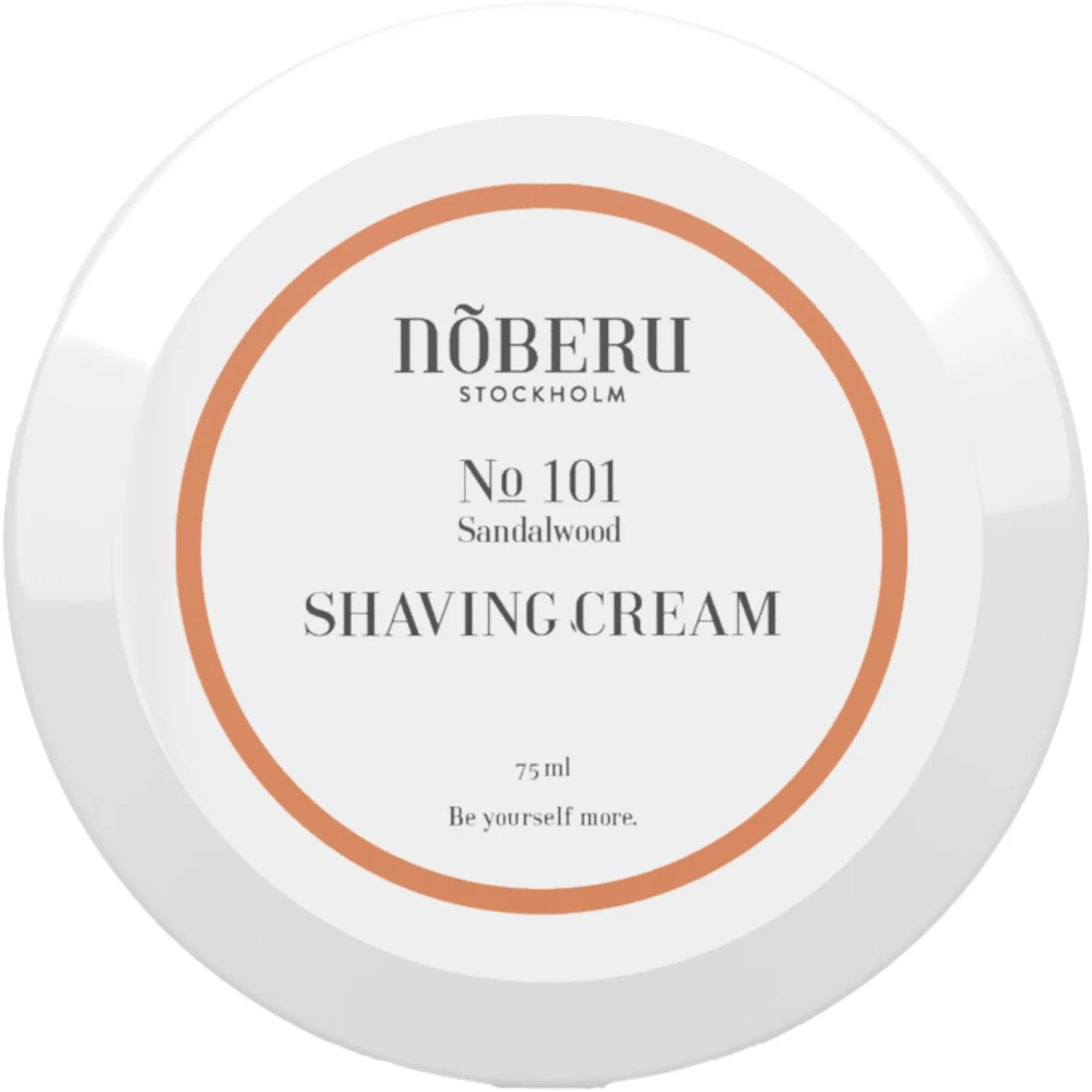 Nõberu Stockholm Shaving Cream Sandalwood 75 ml