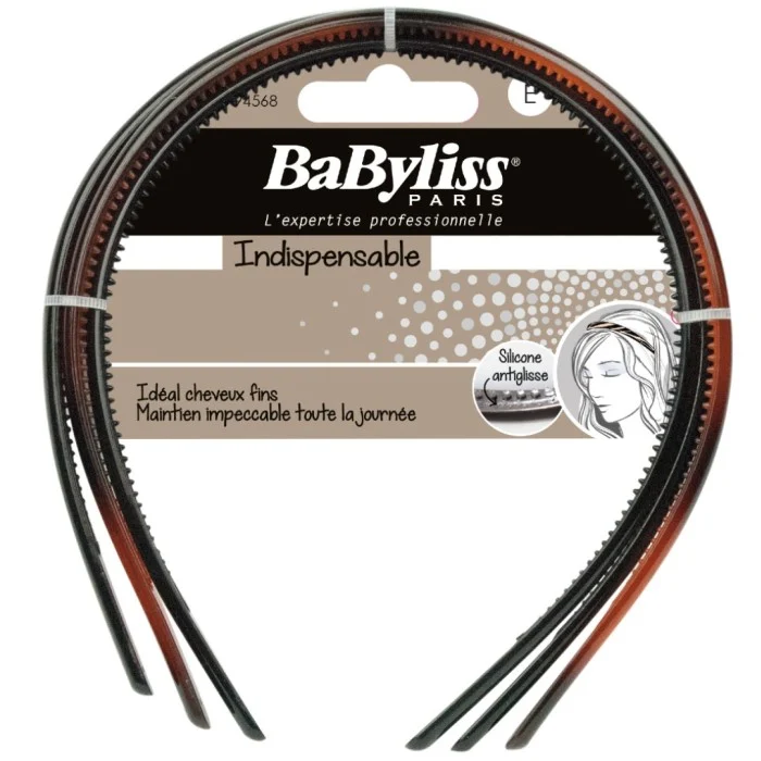 BaByliss Paris Accessories Indispensable 794568 Diadem anti-glid 3 st