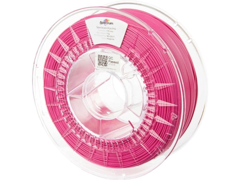 Spectrum 3D-filament PLA Pro 175 mm Magenta/Pink Rosa 1 kg