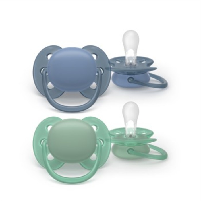 Philips Avent Ultra Soft Napp 6-18 mån Turkos/Grå, 1 st
