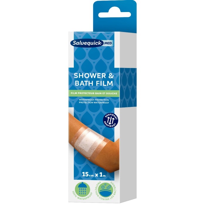 SalvequickMED Shower- & Bath film 15 cm x 1 m, 1 st