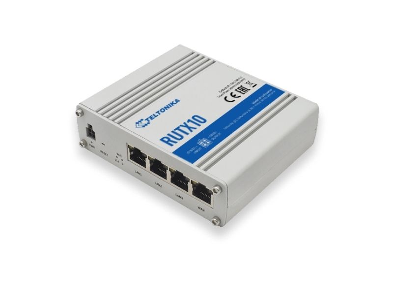 Teltonika RUTX10, 1xWAN, 4xLAN, WiFi 5 Wave2, USB/Bluetooth