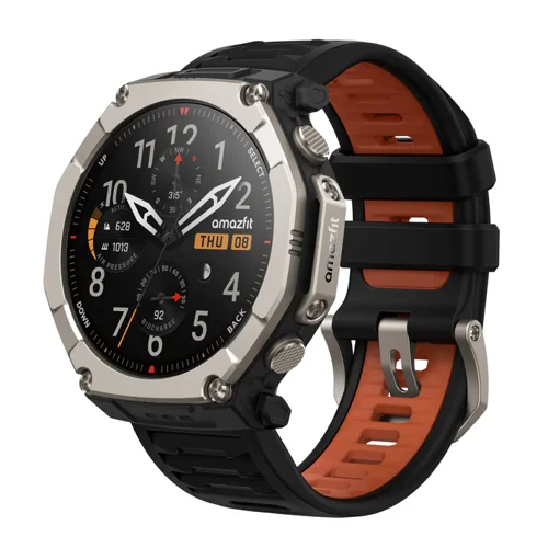 Amazfit T-Rex Ultra 2 51mm sportklocka, svart/brun
