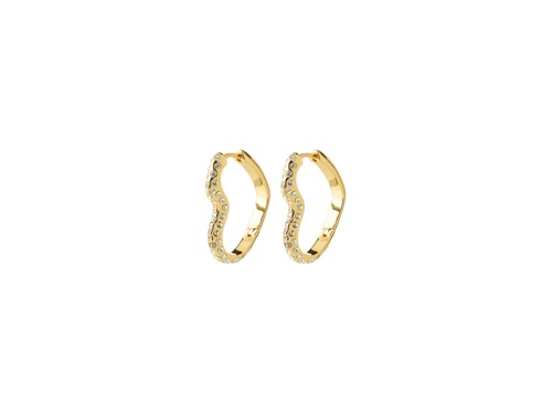PILGRIM - SORA Heart Earrings - Gold-Plated - 17 mm, bild 2