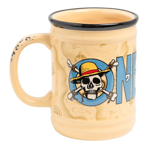 One Piece Jolly Roger Shaped Mug