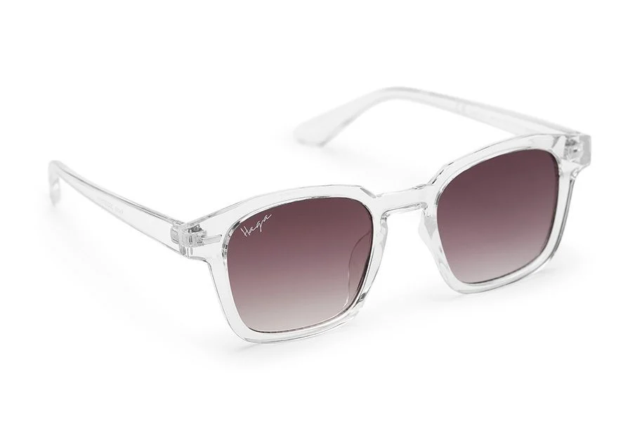 Haga Eyewear Kyoto Transparent - Purple Gradient Lens