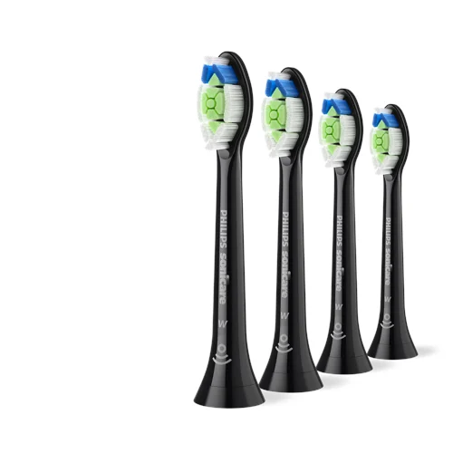 Philips Sonicare HX6064/88 Optimal White borsthuvuden, svart, 4-pack, bild 2