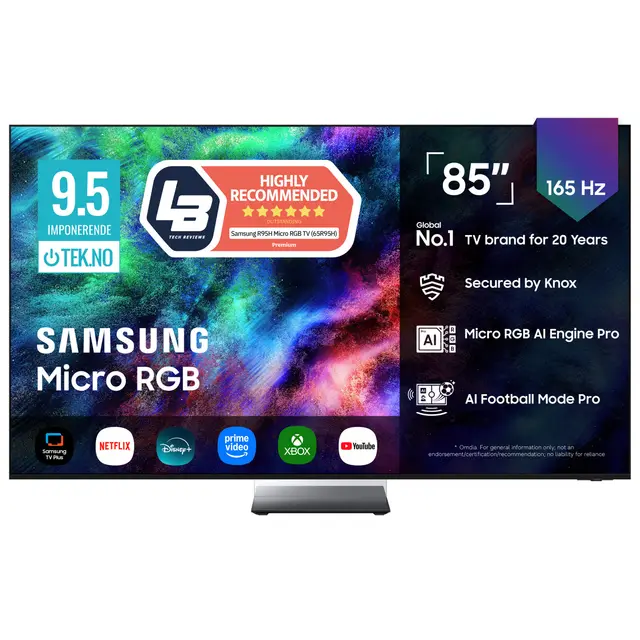 Samsung 85" 4K Micro RGB TV 2026 - TMR85R95HATXXC