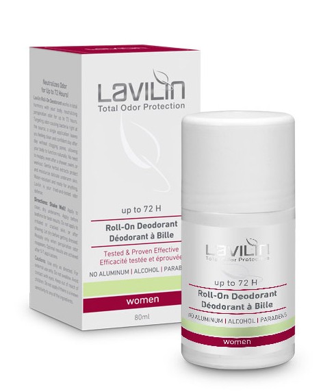 Lavilin Roll-on Deodorant 72h Women Probiotic 80 ml, bild 2