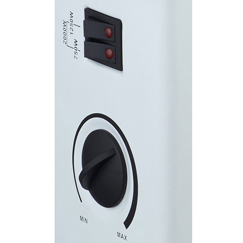Emerio Konvektorelement 2000W / Flyttbart el-element med termostat / Fristående rumsvärmare, bild 2