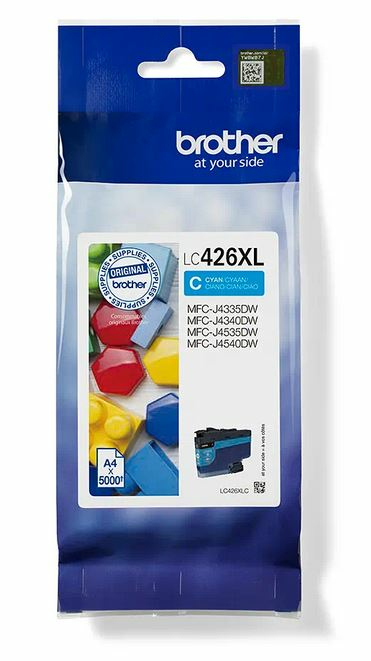 Brother LC426XLC, Cyan, 5000 sidor, bild 2