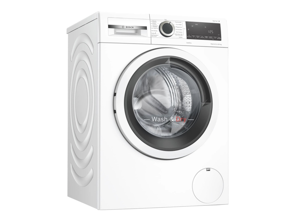 Bosch Serie | 4 WNA13470 - Tvättmaskin/torktumlare - Fördjupning - bredd: 60 cm - höjd: 85 cm - frontmatad - 63 liter - 8 kg - 1400 rpm - vit