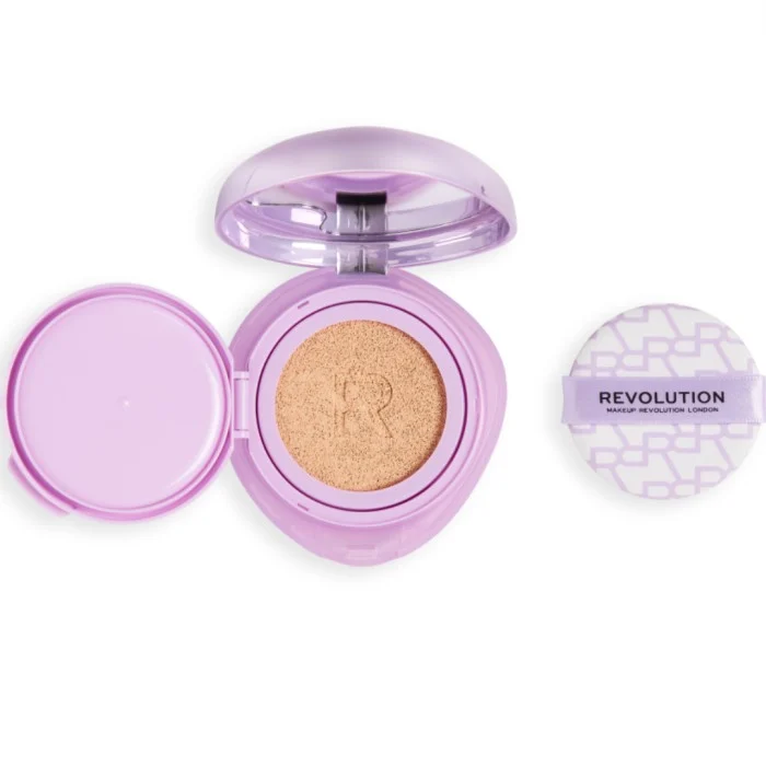 Revolution Superdewy Cushion Foundation Fair Neutral Warm 9g, bild 4