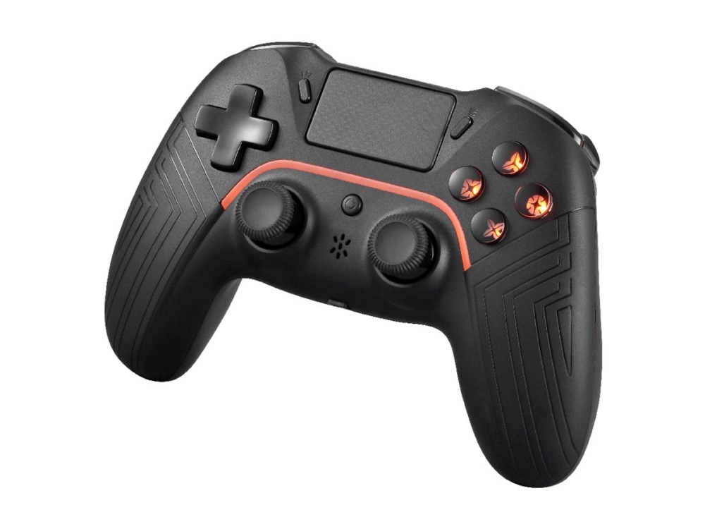 Deltaco Gam-139 trådlös handkontroll till PS4, PC, Android och Ios - svart