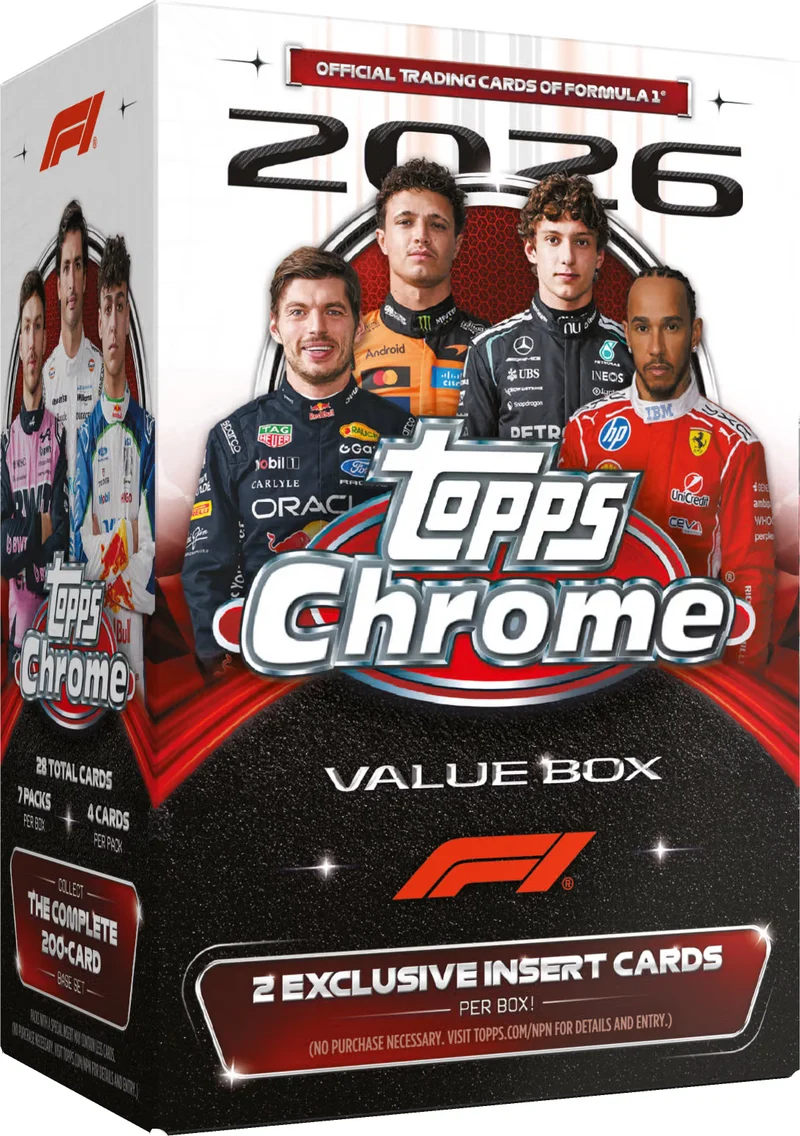 Topps Chrome Formula One 2026 - Value Box