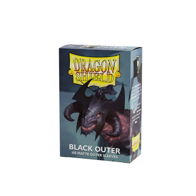 Dragon Shield: Outer Sleeves Matte Black