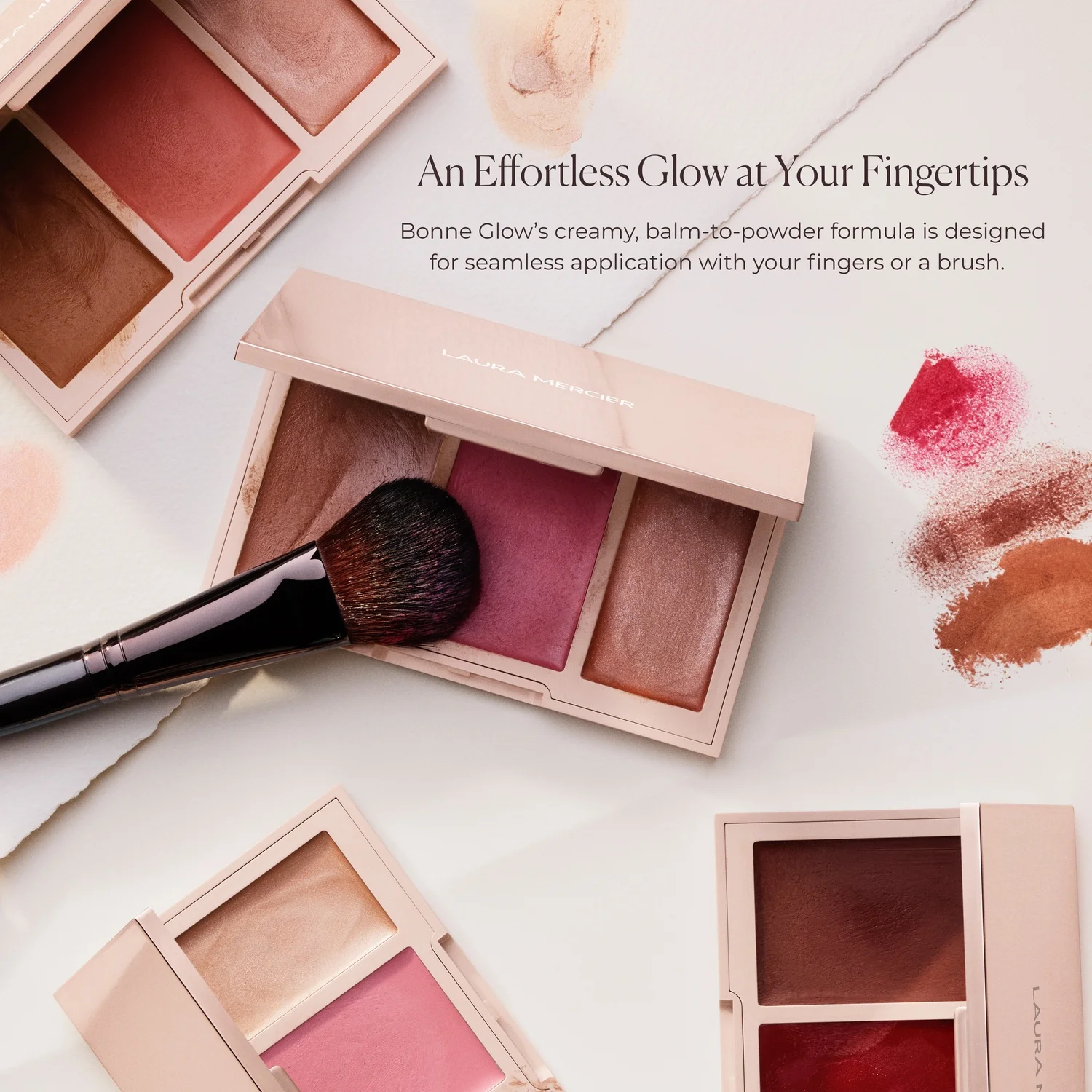 Laura Mercier Bonne Glow Cream Face Palette Bisou Bisou, bild 5
