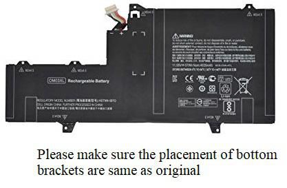 Batteri CoreParts Li-Po 54Wh för HP EliteBook x360 1020 G2, se lista för modeller