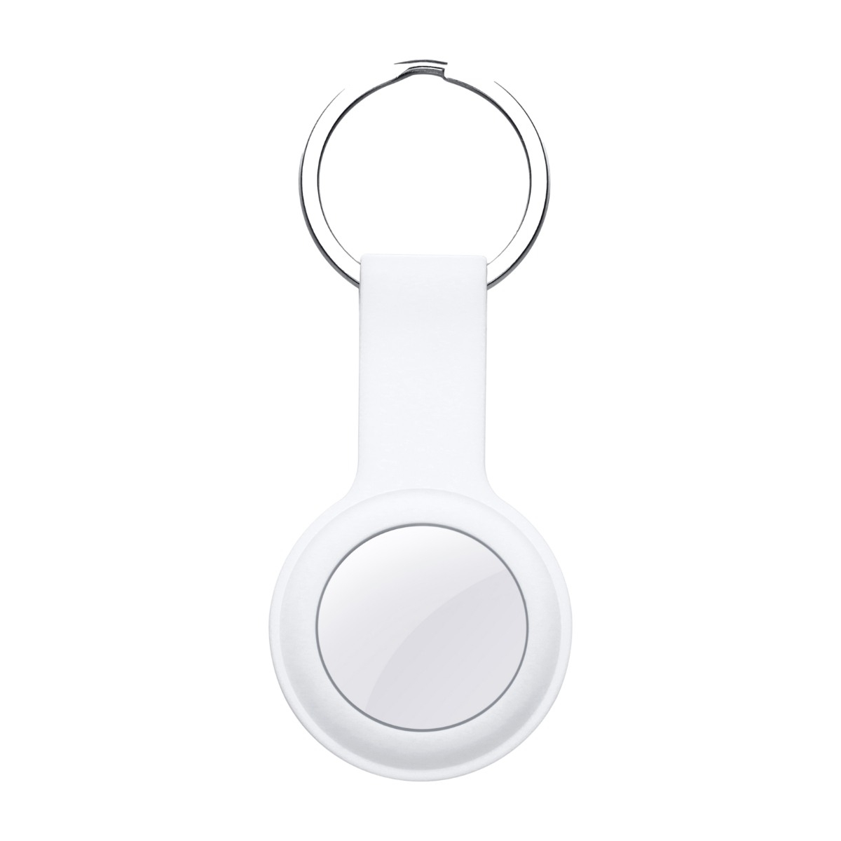 Triacle nyckelring i silikon för AirTag/Triacle X-Mark Two, vit (2023)