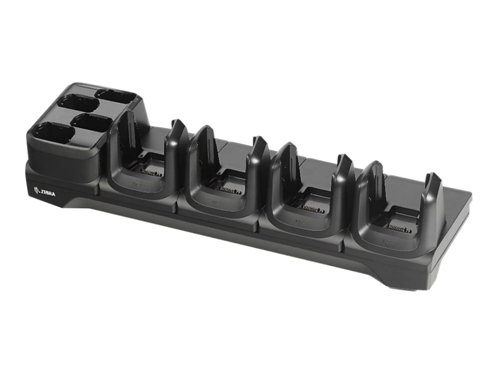 Zebra ShareCradle 4Slot - Laddningsvagga/batteriladdare - utgångskontakter: 8 - för Zebra MC3300, MC3300ax, MC3300-G, MC3300x, MC3330R, MC3330XR, MC3390R, MC3390xR