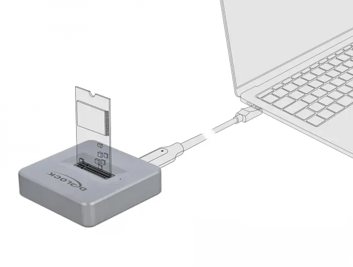 DeLOCK M.2 Docking Station USB 3.2 Gen2 (64000), bild 3
