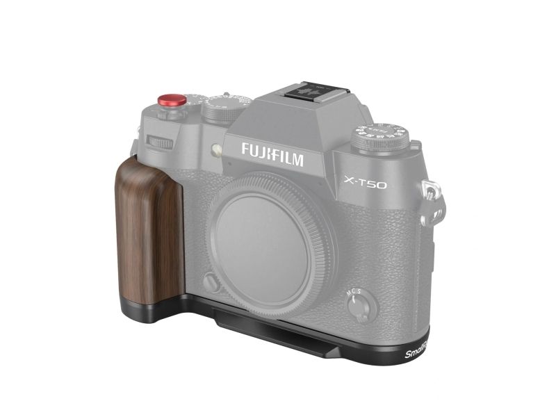 4784 handgrepp i trä för Fujifilm X-T50 - svart