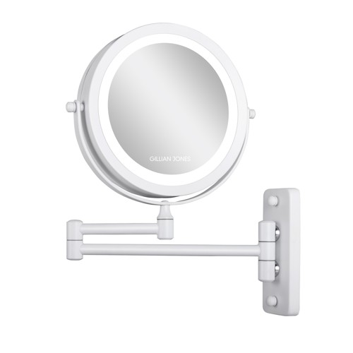 Gillian Jones Double-sided Wall Mirror with LED light White