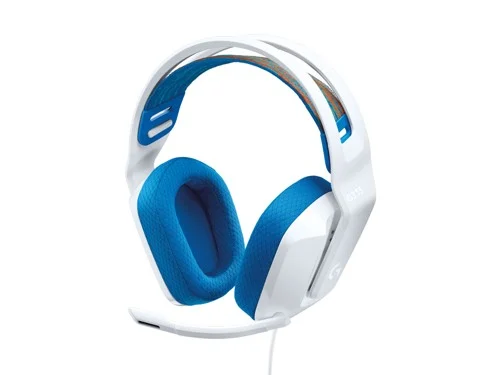 Logitech G335 Trådbundet gamingheadset, vitt, bild 3